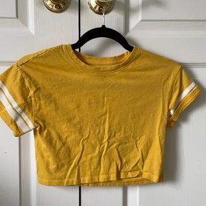 YELLOW PRIMARK CROP TOP